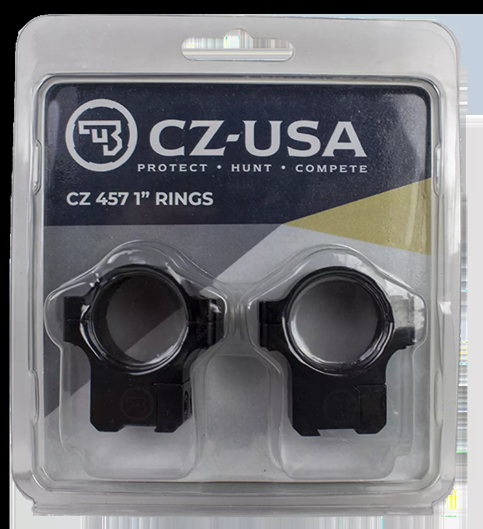 CZ-USA CZ Rings 457/455 Matte Black 1″ Medium