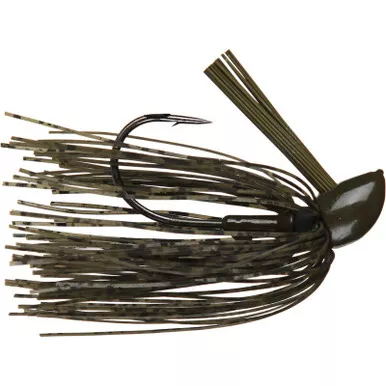 D&L Tackle Advantage Casting Jigs Green Pumpkin Barbwire 1/2