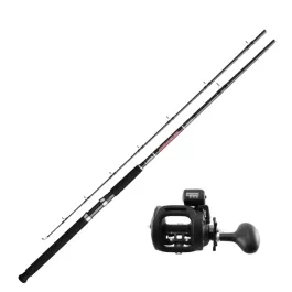 Daiwa Wilderness Downrigger Trolling Rod - 7' - Medium - Okuma Magda 20DXT Reel - Combo