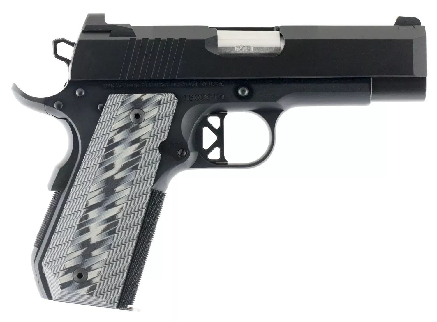 Dan Wesson ECP, 45ACP, 4" Barrel, 8+1, Black, 01883