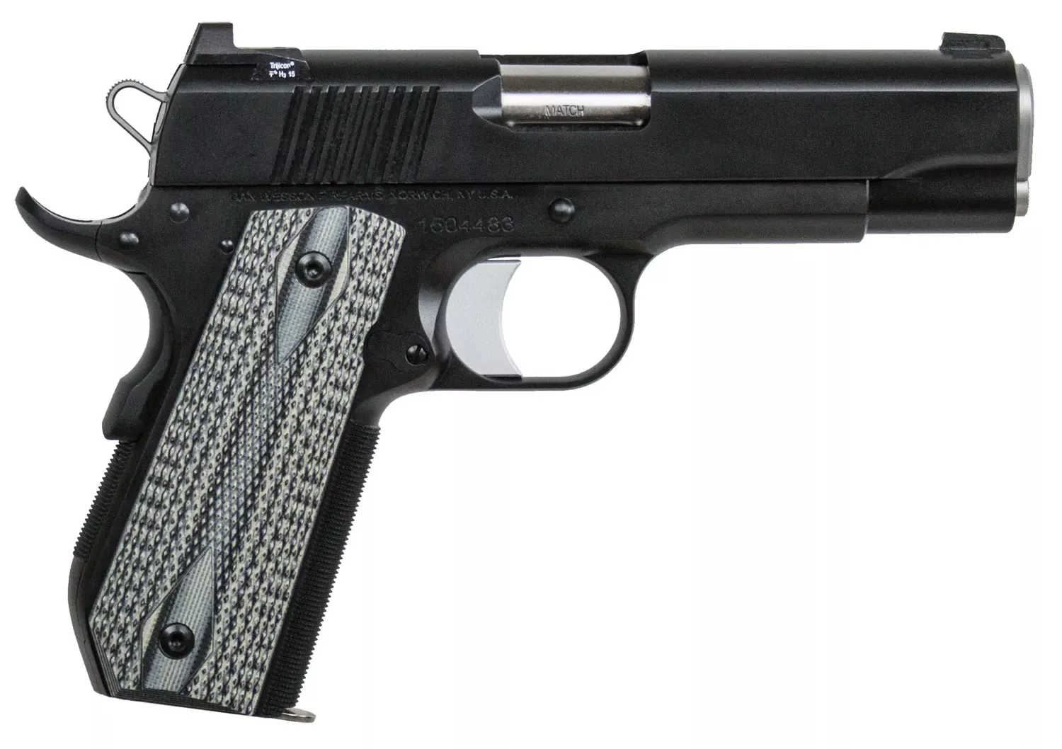 Dan Wesson V-Bob 45 ACP Pistol 4.25″ Black/Gray 01826