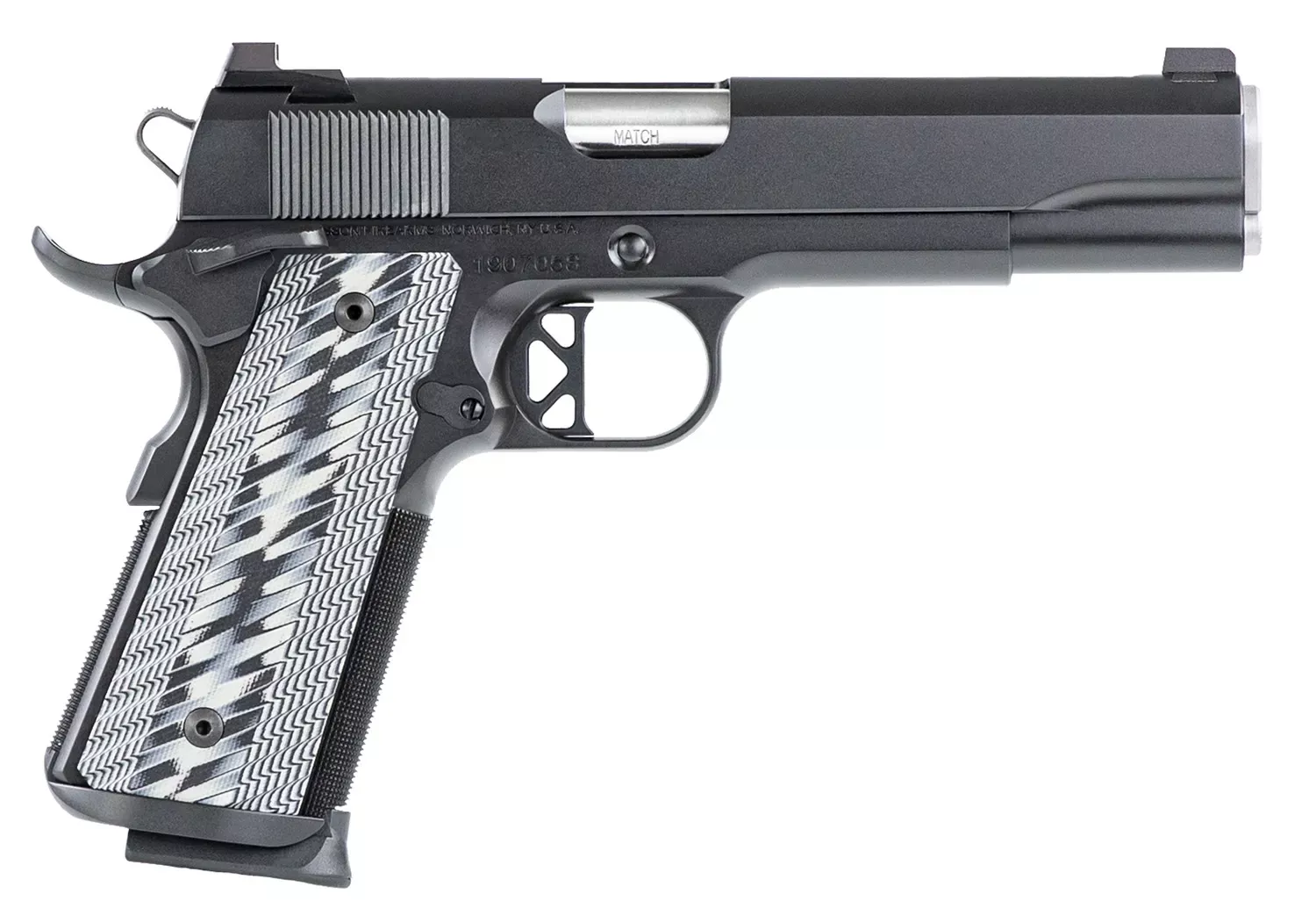 Dan Wesson Valor 45 ACP Pistol 5″ Black/Gray G10 Grip 01823