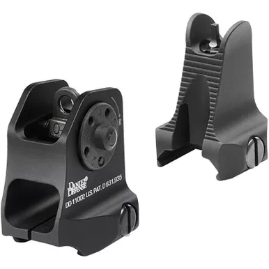 DANIEL DEFENSE Tornado Grey Fixed Front and Rear Sight Combo (19-088-09116-012)