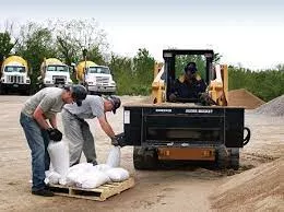 Danuser Auger Bucket Discharge F/Sandbagging | Width 21.5″ | 12 GPM | For Skid Steers