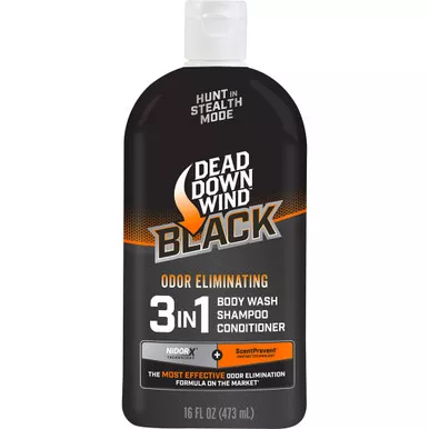 Dead Down Wind 127160 Black Premium 3-in-1 Soap, 16 Ounce, Black