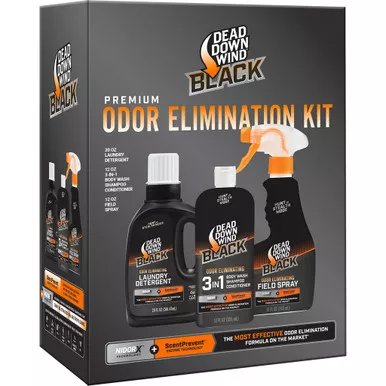 Dead Down Wind 207022 Black Premium Kit, Black, 3 Piece