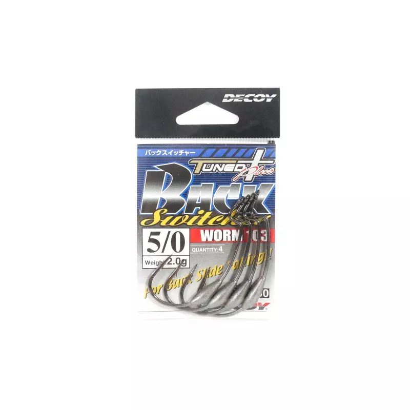 Decoy 103 Back Switcher Rear Weight Hooks Size 5/0 , 2grams (3430)