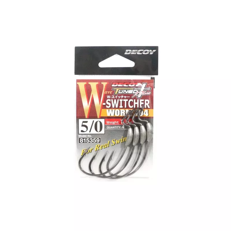 Decoy 104W Switcher Front Weight Hooks Size 5/0 , 1.5grams (5359)