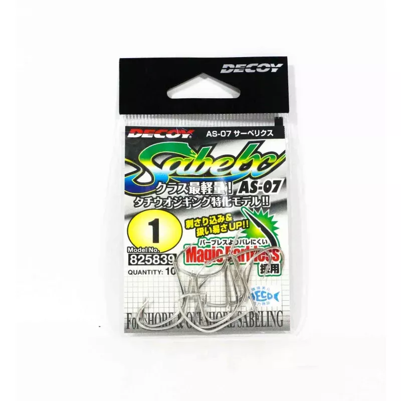Decoy AS-07 Jigging Single Sabelx Size 1 (5839)