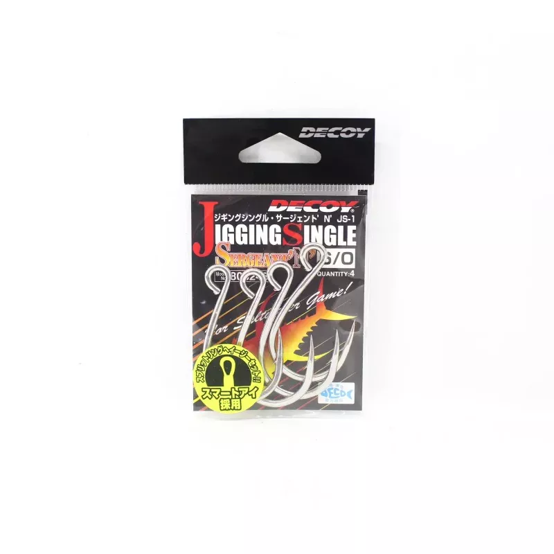 Decoy JS-1 Jigging Single Sergent ‘N’ Size 6/0 (8245)