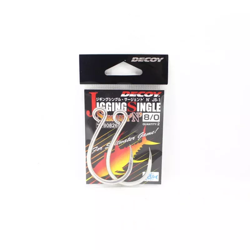 Decoy JS-1 Jigging Single Sergent ‘N’ Size 8/0 (8269)