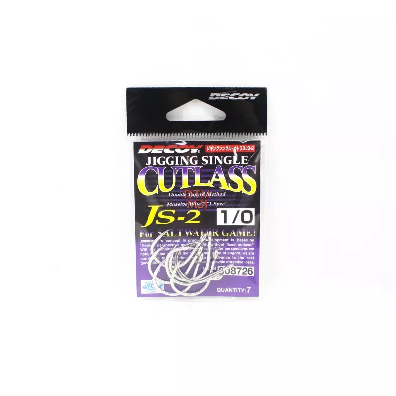 Decoy JS-2 Jigging Single Cutlass Size 1/0 (8726)