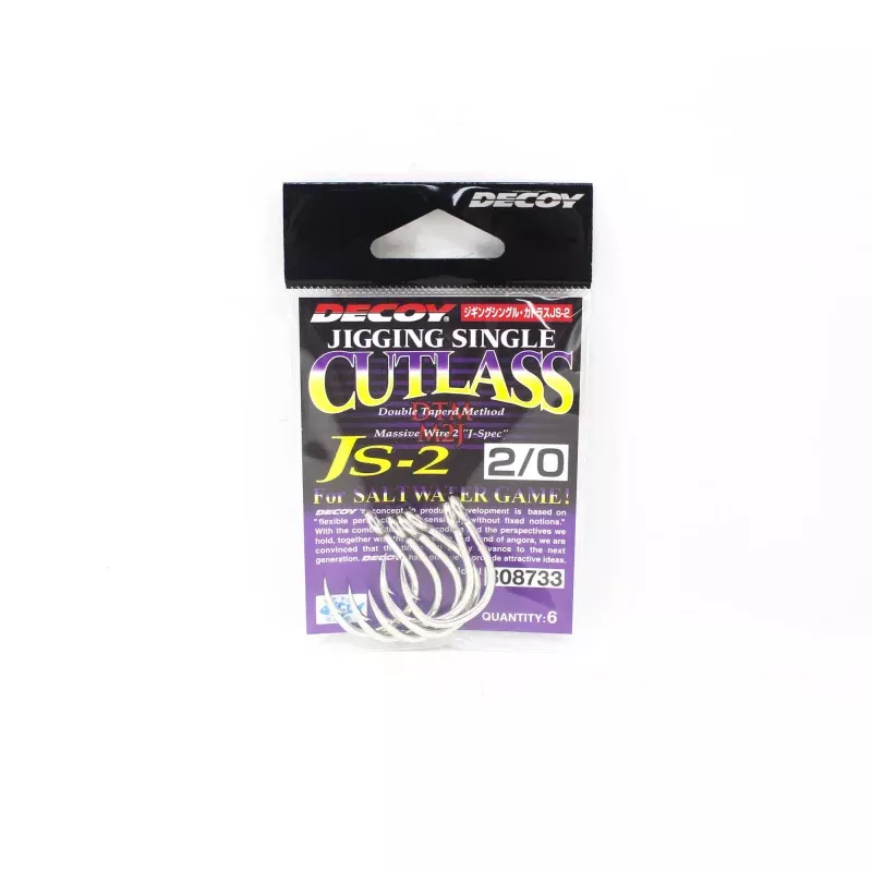 Decoy JS-2 Jigging Single Cutlass Size 2/0 (8733)