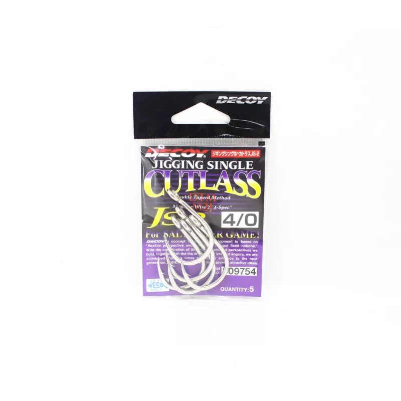 Decoy JS-2 Jigging Single Cutlass Size 4/0 (9754)