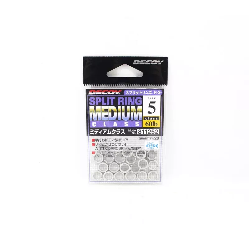 Decoy R-3 Split Rings Medium Class Size 5 (1252)