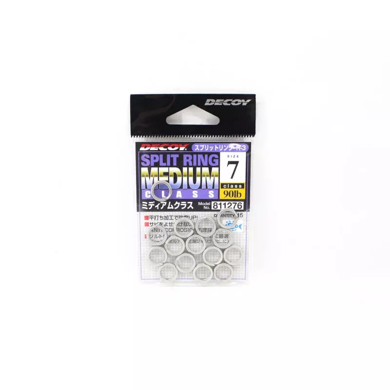 Decoy R-3 Split Rings Medium Class Size 7 (1276)