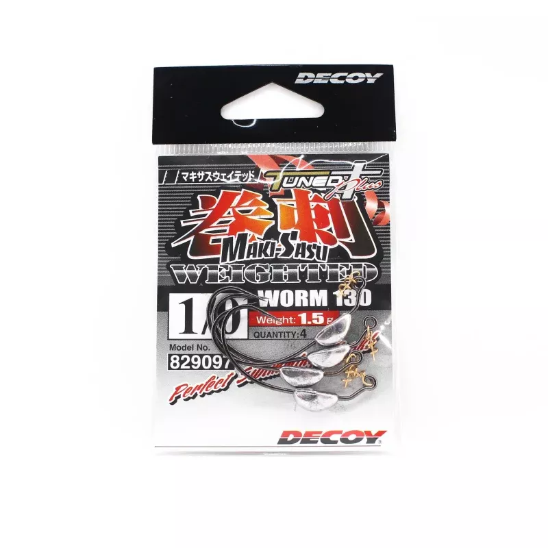 Decoy Worm 130 Maki Sasu Weighted Hook 1.5 grams Size 1/0 (9097)