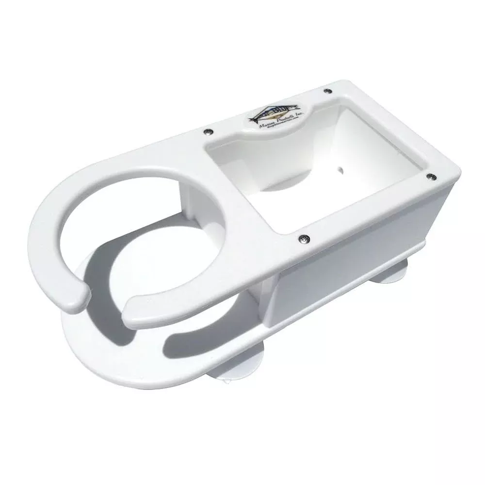 Deep Blue Marine MB-1 Single Cup Holder w/Storage - MB-1