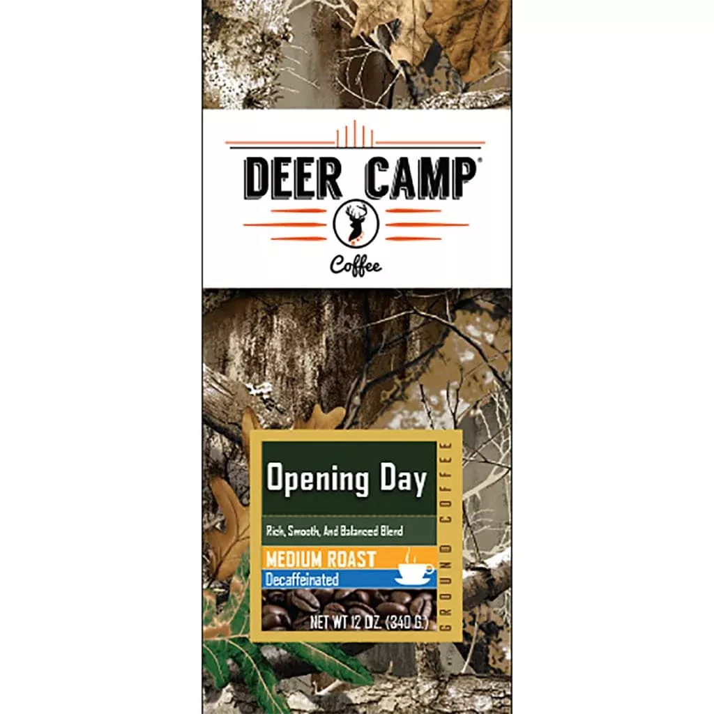 Deer Camp Opening Day Coffee Realtree Edge 12 Oz. Ground Medium