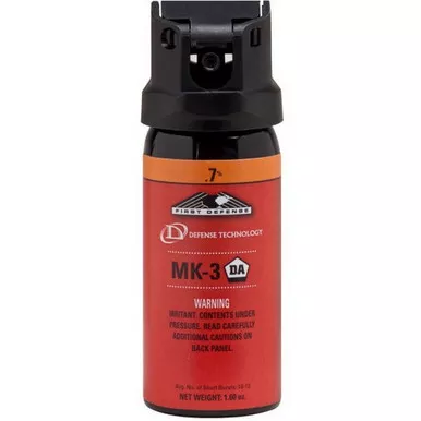 Defense Technology 3005 First Defense Stream Delivery (MK-3) Pepper Spray .7% OC, 1.47 Ounces