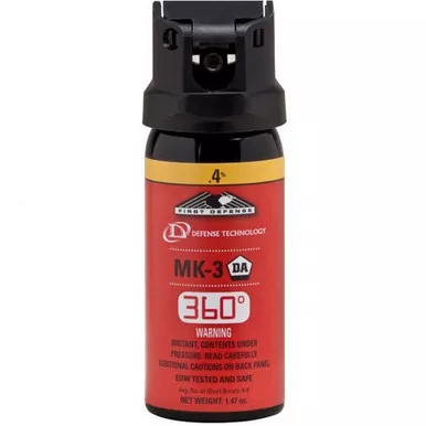 Defense Technology 5239A First Defense 360 Stream Delivery (MK-3) Pepper Spray .4% OC, 1.47 Ounces