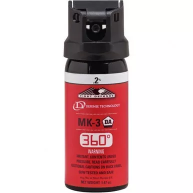Defense Technology 5439 First Defense 360 Stream Delivery (MK-3) Pepper Spray .2% OC, 1.47 Ounces