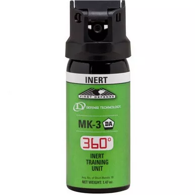Defense Technology 5439I First Defense 360 Inert Stream Delivery (MK-3) Training Spray, 1.47 Ounces
