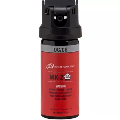 Defense Technology 56025 First Defense Stream Delivery (MK-2) Pepper Spray OC/CS, 1.0 Ounces