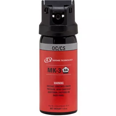 Defense Technology 56035 First Defense Stream Delivery (MK-3) Pepper Spray OC/CS, 1.5 Ounces