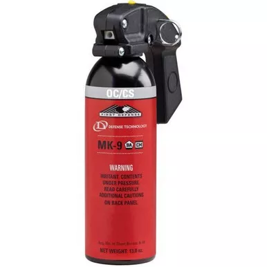 Defense Technology 56095 First Defense HV Stream Delivery (MK-9) Pepper Spray OC/CS, 13.0 Ounces