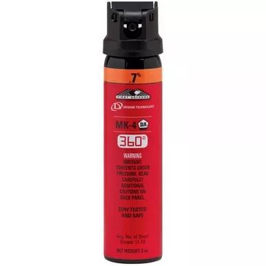 Defense Technology 56343 First Defense 360 Stream Delivery (MK-4) Pepper Spray .7% OC, 3.0 Ounces
