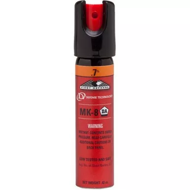 Defense Technology 56784 First Defense Cone Delivery (MK-8) Pepper Spray w/ Key Chain .7% OC, .68 Ounces