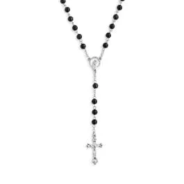 Demdaco Black Rosary & Pouch