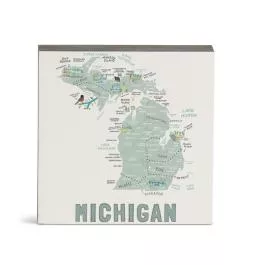Demdaco Michigan State Wall Art