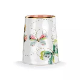 Demdaco Scattered Butterfly Vase