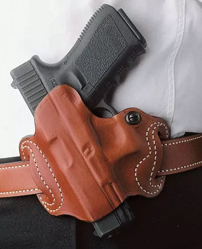 Desantis Mini Slide Holster – Owb Lh Leather Sig P365 Tan