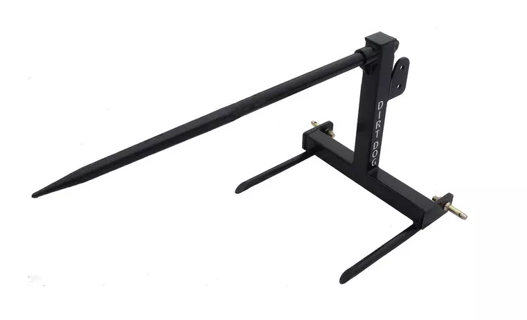 Dirt Dog 3-PT Bale Spear Cat. 1 | Overall Width 31″ | 25-45 HP For Tractor