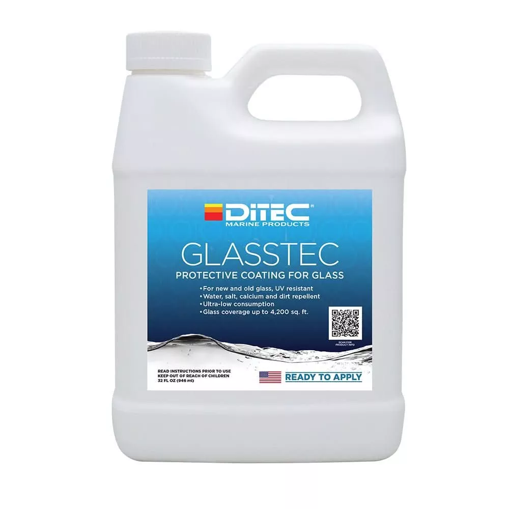 DiTEC Glasstec 32oz Hydrophobic Glass Coating for Long-Lasting Protection – VJ-KP9Y-E4G5