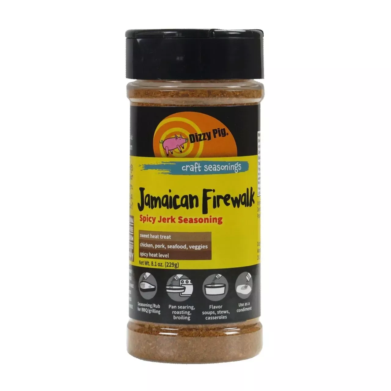 Dizzy Pig Jamaican Firewalk Spicy Jerk Seasoning