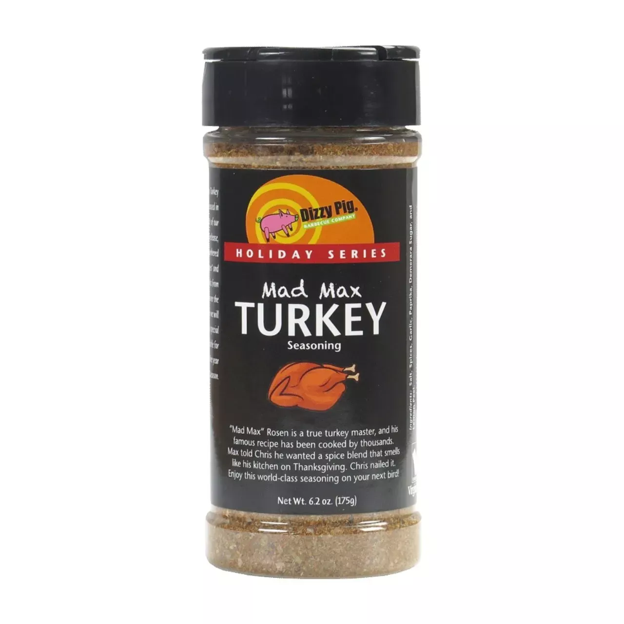 Dizzy Pig Mad Max Turkey Seasoning 8 oz. Shaker