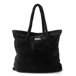 DM Merchandising Hello Mello On My Way Tote Blanket - Black