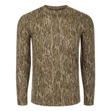 DRAKE Men's EST Camo Performance Crew Long Sleeve (DW1505)