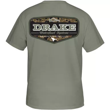 DRAKE Men’s Old School Badge SS Tee (DT9545)