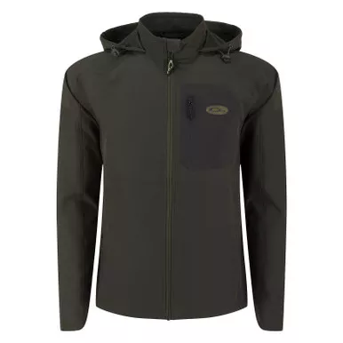 DRAKE Men's Rain Brake Lightweight Solid Softshell Jacket (DS7530)