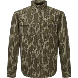 Drake Waterfowl Men's Throwback 80 Button Down Shirt - Mossy Oak Original Bottomland - M