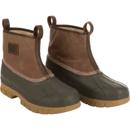 Drake Waterfowl Throwback80 Waxed Canvas Slip On Duck Boot – Tan – 8