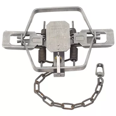 Duke 0502 Coil Spring Trap No. 4, Silver