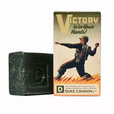 Duke Cannon Big Ass Brick Of Soap, Victory, Seagrass, 10-oz.