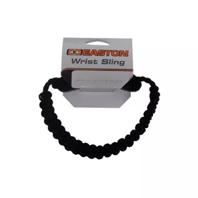 Easton Archery Wrist Sling Diamond Paracord Wide Braid Black