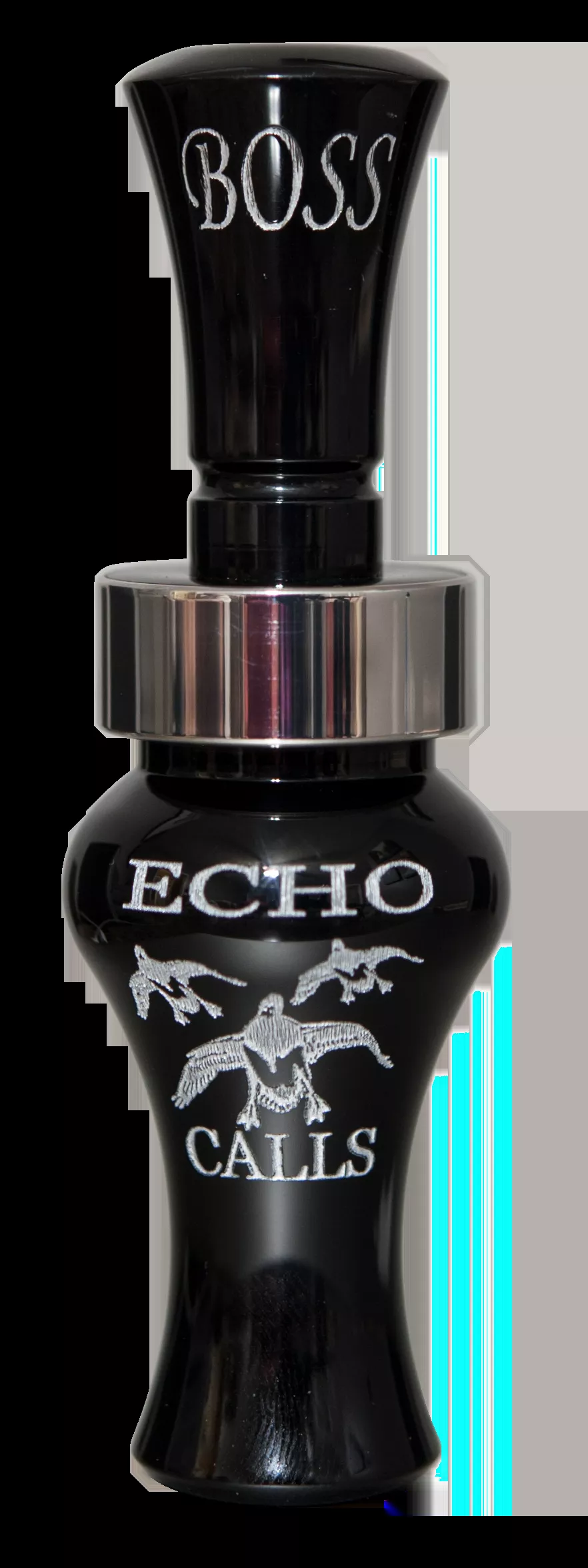 Echo Calls Boss Open Call Single Reed Mallard Sounds Duck Call Black Acrylic